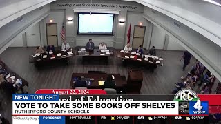 Rutherford County School Board bans 6 books from school libraries [upl. by Westhead]