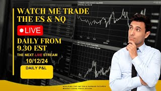 TRADING LIVE SampP 500 FUTURES MARKET [upl. by Aihsatan]