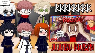 Jujutsu Kaisen react MEMÓRIAS CRINGE DO CARNAVAL O CARNAVAL DAS MALDIÇÕES 4😂❤️ •VoiceMakers• [upl. by Glarum]