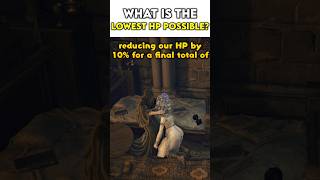 How LOW Can Your HP and VIGOR Be eldenringshadowoftheerdtree gaming darksouls [upl. by Yllom]