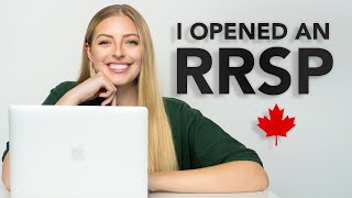 I Opened An RRSP My Registered Retirement Savings Plan Investment Strategy [upl. by Elleral]