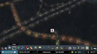 Cities Skylines ON PS5 GAMEPLAY grid city p0p 64 000 [upl. by Eatnuhs]