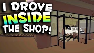 I DROVE INSIDE THE BUILDING Jalopy Gameplay [upl. by Elockin]