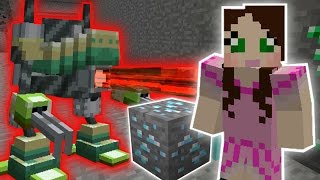 Minecraft MINING ROBOTS CHALLENGE  Custom Mod Challenge S8E10 [upl. by Nuy]