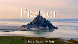 France 4K  Scenic Relaxation Film With Calming Music [upl. by Eluj]