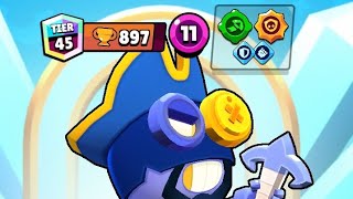 Last Game For 900 Trophies Carl Can I Make It Brawl Star [upl. by Ainerbas]