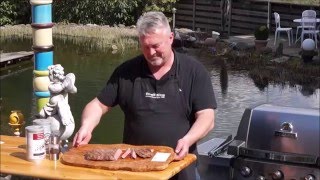 Flank Steak vom deutschen Grillmeister  einfach und lecker [upl. by Ahsienat]