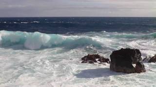 High Surf Advisory  March 24 2009  East Side Big Island Hawaii [upl. by Colp464]