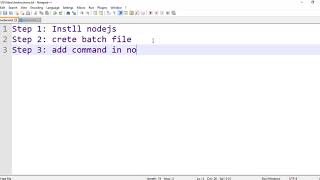 how to run javascript in notepad  javascript program in notepad  notepad with javascript [upl. by Ahiel802]