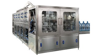 5 Gallon Water Bottle Machine Barrel Washing Filling Capping Machine 189Liter Water Bottling Line [upl. by Aldas]