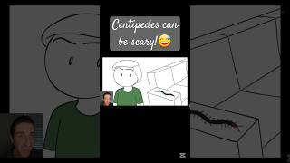 A centipede scared Beccas dad😅 reaction rebeccaparham centipedes bugs [upl. by Jorin]