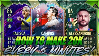 20K EVERY 5 MINS FIFA 22 BEST TRADING METHODS FIFA 22 SNIPING FILTERS amp FLIPPING [upl. by Acinad]