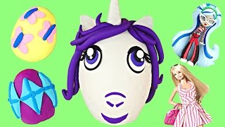 Play Doh Rarity Super Surprise Egg [upl. by Prebo953]