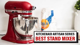 KitchenAid Artisan Series Stand Mixer Review The Ultimate Kitchen Companion [upl. by Gatias]