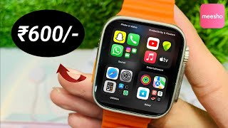 Testing ₹600 Android Smartwatch From Meesho 🔥  T800 Ultra Smart Watch Review 😮 [upl. by Airaet]