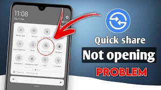 Quick Share Not Showing Device  Quick Share Not Opening  Quick Share Option Not Showing [upl. by Hoffarth]