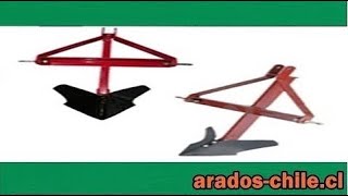 ARADO MELGADOR arado aporcador agrícola en Chile [upl. by Nallad]