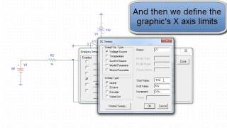 Pspice Tutorial 5  DC Sweep ENG [upl. by Statis]