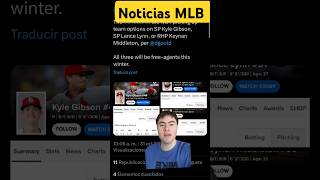 Primeros movimientos de AGENCIA LIBRE MLB 2025 mlb mlbnoticias agencialibre [upl. by Jochebed349]