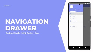 Navigation Drawer Menu in Android Studio using Java  2024 [upl. by Tehr681]