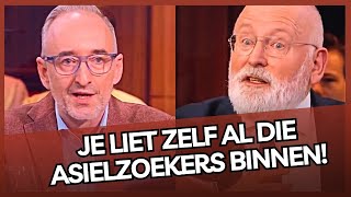 Opgefokte Timmermans valt COMPLEET door de mand Zonder asielinstroom geen asielopvang nodig [upl. by Acinemod]