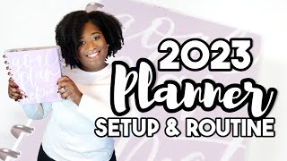 My 2023 PLANNER SETUP amp ROUTINE How to Combine Your Happy Planners amp Use Them [upl. by Kifar]