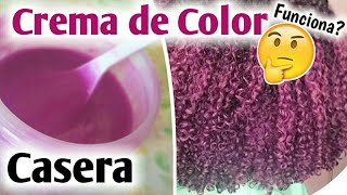 DIY INTENTO PINTAR MI CABELLO CON CREMA DE COLOR CASERA [upl. by Bambi]