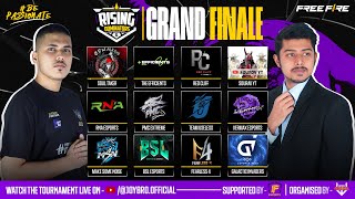 🔴LIVE GRAND FINAL  RISING DOMINATORS  S1  FREE FIRE [upl. by Innad]