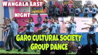 Satgaon Garo Cultural Society Group Dance  West Karbi Anglong At Wangala Festival  Last Night [upl. by Godderd]