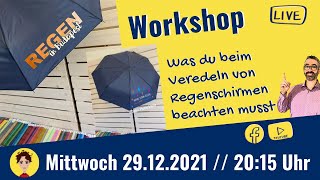 Workshop Regenschirme Veredeln [upl. by Erdnoed]