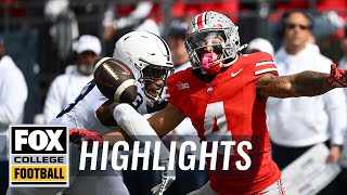 No 7 Penn State Nittany Lions vs No 3 Ohio State Buckeyes Highlights  CFB on FOX [upl. by Halette]