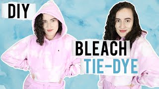 HOW TO Bleach TieDye DIY  Easy amp Cheap Quarantine Activity [upl. by Hayley]