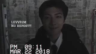 Namjoon Fancafe Video [upl. by Nottirb]