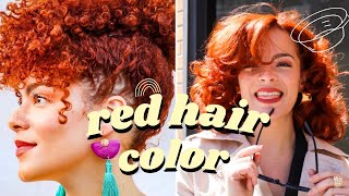 Copper red hair color transformation  before amp after big chop hair [upl. by Claudelle]