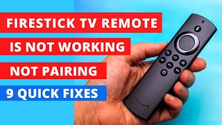 How To Fix Firestick Remote is Not Working Not Pairing or Not Responding  Easy Fixes [upl. by Neehsuan]