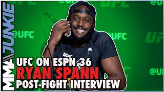 Ryan Spann Needs Time To Focus On Me After Slick Finish  UFC on ESPN 36 [upl. by Robinet557]