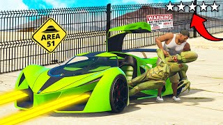 ROBANDO COCHES DEL AREA 51 EN GTA 5 👽⚠️ [upl. by Peer]