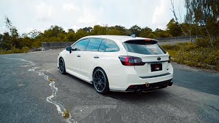 Subaru Levorg 20T  loud exhaust sound [upl. by Spieler]