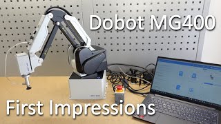 Dobot MG400 Robotic Arm my first impressions demos and hardware overview [upl. by Mindy]