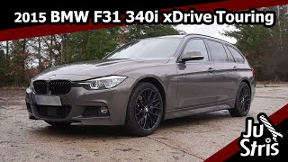 Review 2015 BMW F31 340i xDrive Touring  WO SIND DIE M LOGOS  JuStris Garage [upl. by Searle739]