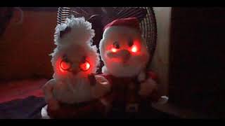 Gemmy animated Santa Claus and Mrs Claus christmas review [upl. by Ydnem]