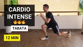 12MIN HIIT CARDIO  Entraînement difficile [upl. by Dearman]