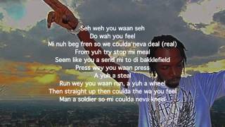 Mavado  The Messiah Lyrics Video HD [upl. by Aitenev]