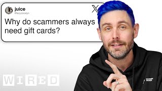 Scammer Payback Answers Scam Questions  Tech Support  WIRED [upl. by Ahseikan]