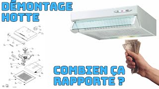 Combien dargent dans une hotte de cuisine  🔌 cuivre diy récupération [upl. by Sauer]