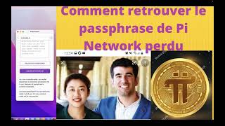 Comment retrouver le passphrase de Pi Network [upl. by Nagad]