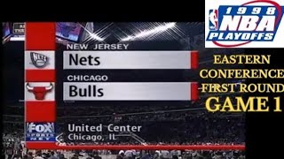 199798 New Jersey Nets vs Chicago Bulls [upl. by Rossi]