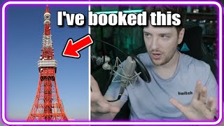 CdawgVA booked out the Tokyo Tower for his cyclothon [upl. by Berton]