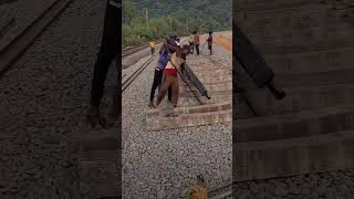 इंडियन रेलवे रेल चलाना railway Indian Railway worker funny rail music hindisong automobile [upl. by Dee]