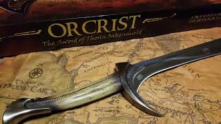 Orcrist the sword of Thorin Oakenshield United Cutlery officially licensed from The Hobbit [upl. by Seaton292]